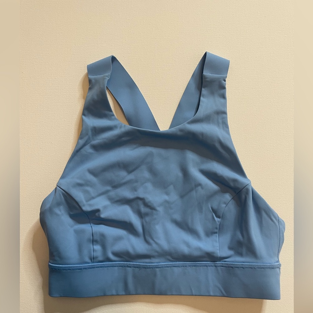 Lululemon high neck racer t back sports bra